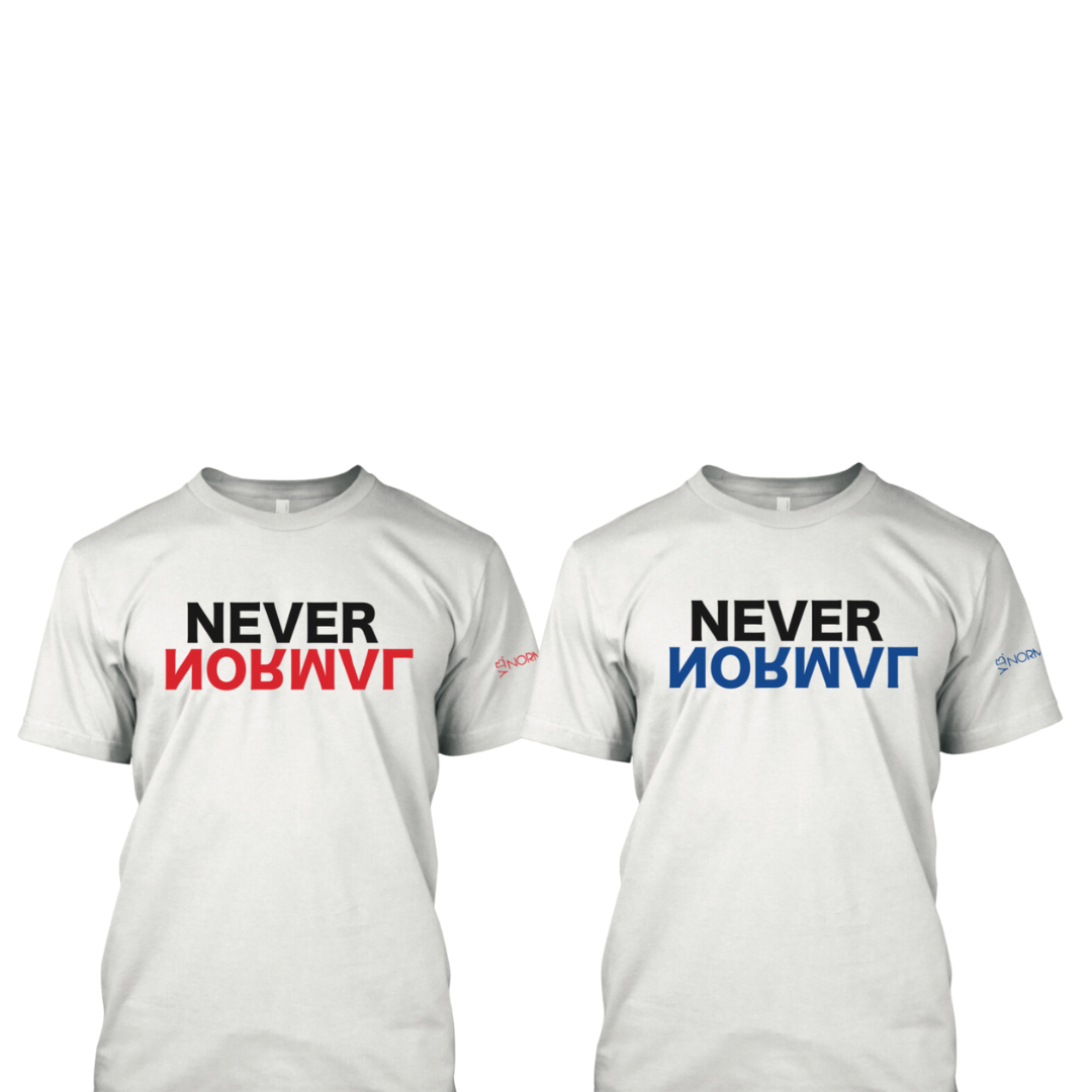 Y.B.Normal? Never Normal Signature White Tee