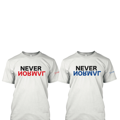 Y.B.Normal? Never Normal Signature White Tee