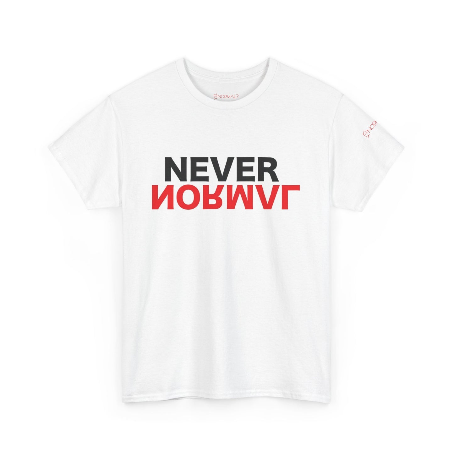 Y.B.Normal? Never Normal Signature White Tee